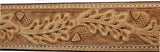 USA Leather Acorn Tooled Western Belt with Buckle - Tack Wholesale