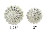 Tahoe Tacks Shiny Silver Parachute Concho with Screw Back for Western Tack at Wholesale Price