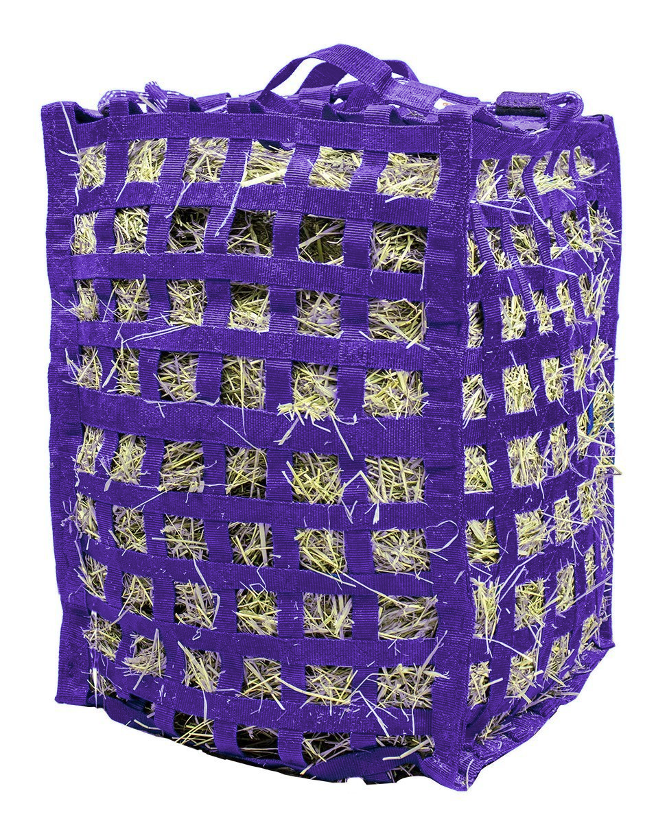 Natural Grazer horse hay bag with small mesh